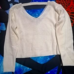 Cropped sweater